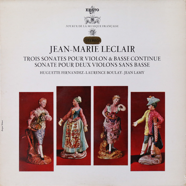 フェルナンデスらのルクレール/トリオ・ソナタ　仏ERATO　3536　LP レコード