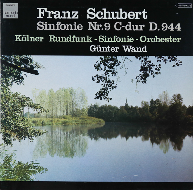 ヴァントのシューベルト/交響曲第9番「グレイト」　独HM　3538　LP レコード