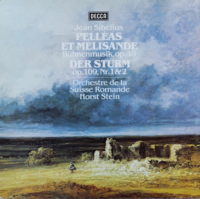 シュタインのシベリウス/「ペレアスとメリザンド」、「テンペスト」　独DECCA　3539　LP レコード