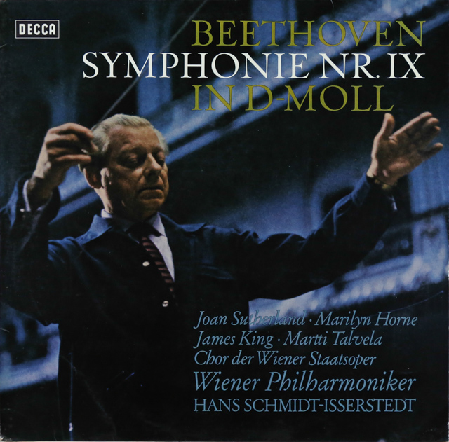 イッセルシュテットのベートーヴェン/交響曲第9番「合唱付き」　独DECCA　3539　LP レコード