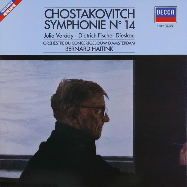 ハイティンクのショスタコーヴィチ/交響曲第14番　仏DECCA　3287　LP レコード