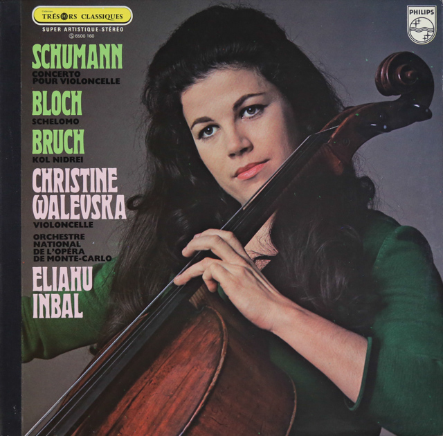ワレフスカ、インバルのシューマン/チェロ協奏曲ほか　仏PHILIPS　3540　LP レコード