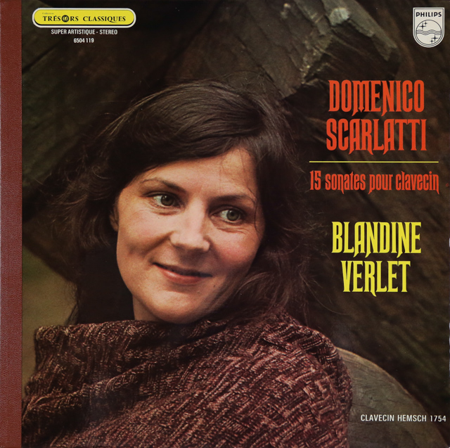 ヴェルレのスカルラッティ/ソナタ集　仏PHILIPS　3287　LP レコード