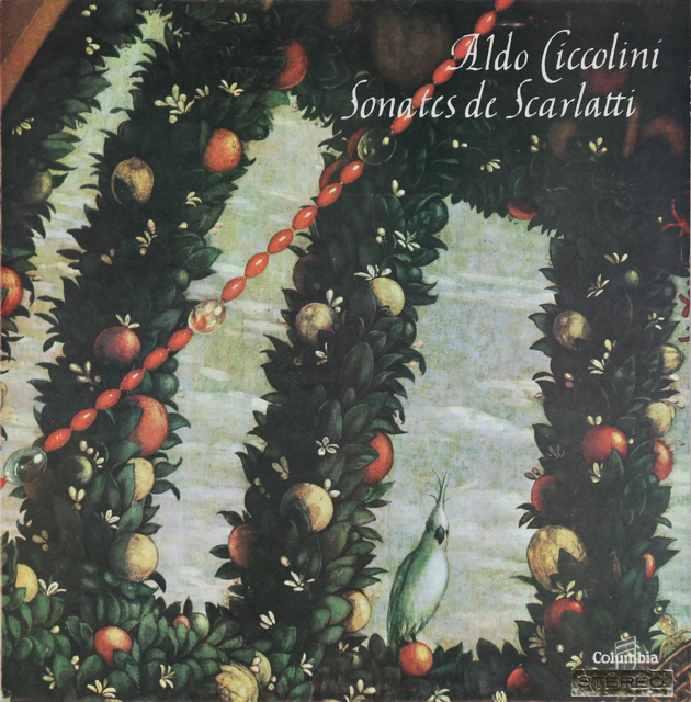 チッコリーニのスカルラッティ/ソナタ集　仏columbia　2745　LP レコード