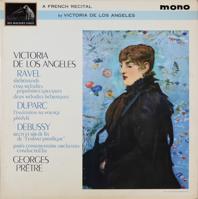 アンヘレスのラヴェル/「シャヘラザード」ほか　英EMI　3538　LP レコード