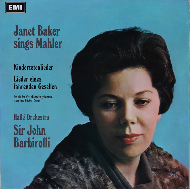 LP レコード ベイカー、バルビローリのマーラー/「亡き子をしのぶ歌」、「さすらう若人の歌」 英EMI 3538
