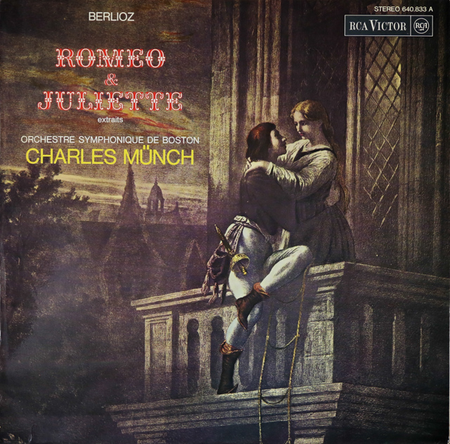 ミュンシュのベルリオーズ/「ロメオとジュリエット」抜粋　仏RCA　3538　LP レコード