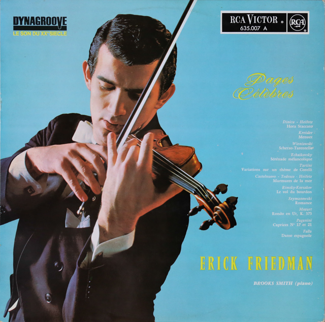 フリードマンのタルティーニ、チャイコフスキーらのヴァイオリン作品集　仏RCA　3288　LP レコード