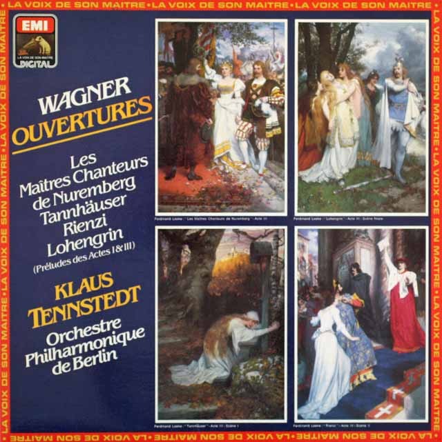 テンシュテットのワーグナー/序曲、前奏曲集　仏EMI（VSM）　2501　LP レコード