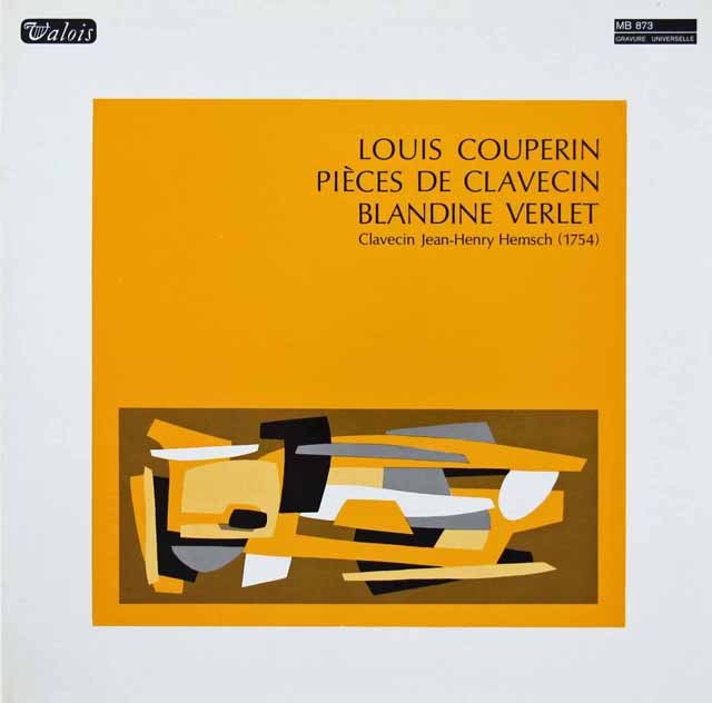 ヴェルレのクープラン/クラヴサン作品集　仏VALOIS　2821　LP レコード