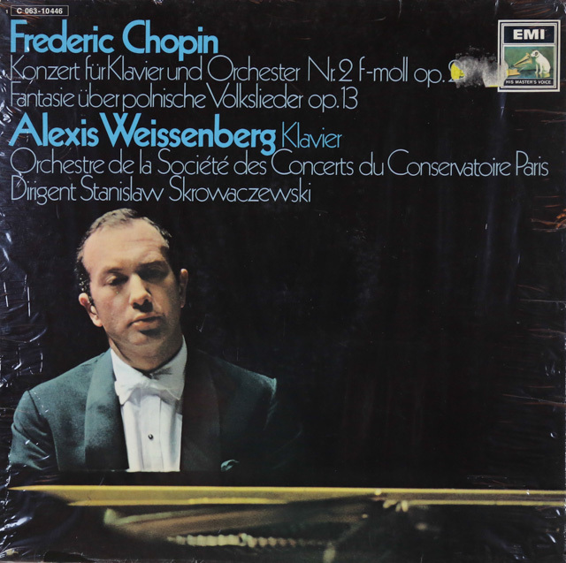 ワイセンベルク、スクロヴァチェフスキのショパン/ピアノ協奏曲第2番　独EMI　3607　LP レコード