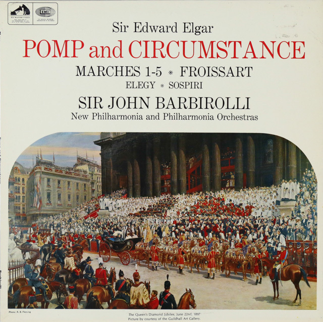 バルビローリのエルガー/「威風堂々」ほか 英EMI 2750 LP レコード