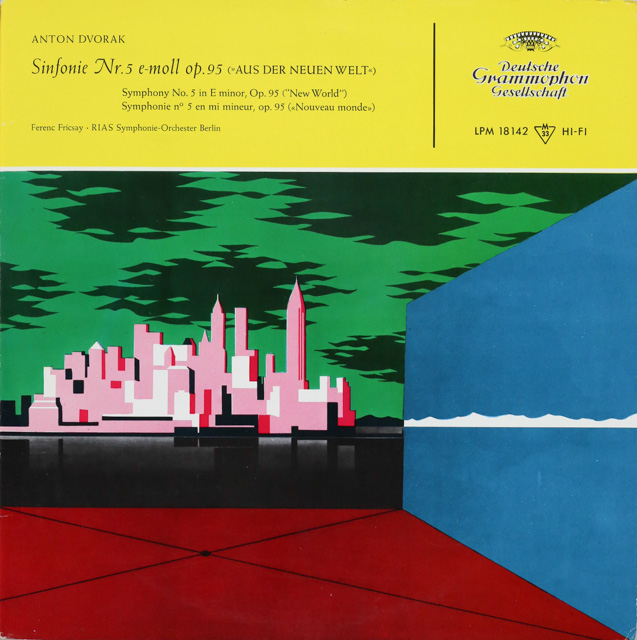 フリッチャイのドヴォルザーク/交響曲第9(5)番「新世界より」　独DGG　3616　LP レコード