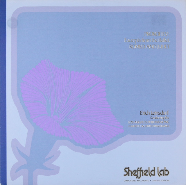 【ダイレクト・カット】　ラインスドルフのプロコフィエフ/バレエ「ロメオとジュリエット」より　独Sheffield Lab　3616　LP レコード