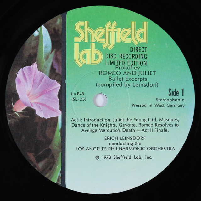 LP レコード ダイレクト・カット ラインスドルフの