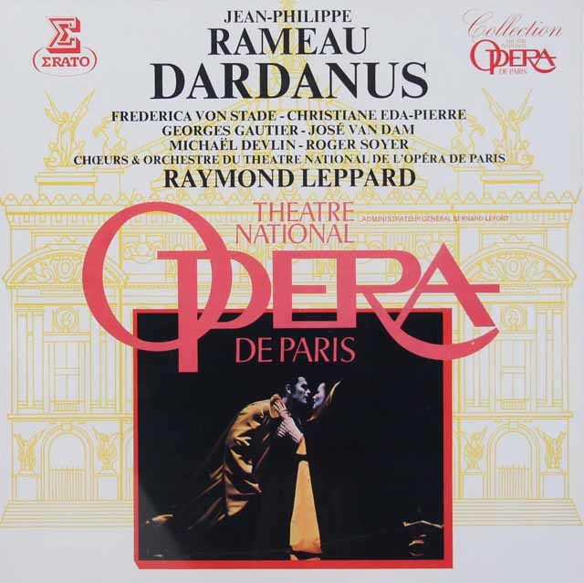 【未開封】　レッパードのラモー/歌劇「ダルダニュス」全曲　仏ERATO　3898　LP レコード