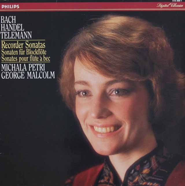 ペトリ&マルコムのリコーダー・ソナタ集　蘭PHILIPS　2849　LP レコード