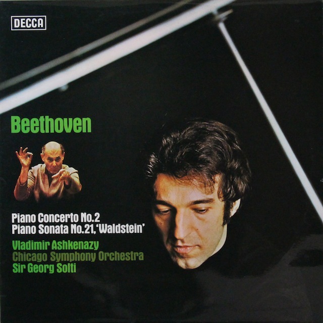 【オリジナル盤】　アシュケナージ、ショルティのベートーヴェン/ピアノ協奏曲第2番ほか　英DECCA　2816　LP レコード
