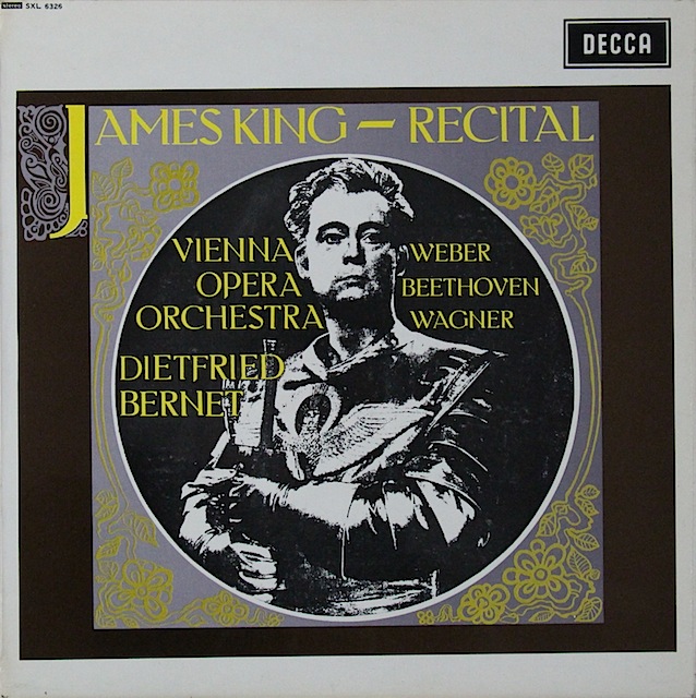 【オリジナル盤】　ジェームズ・キング/リサイタル　英DECCA　3297　LP レコード