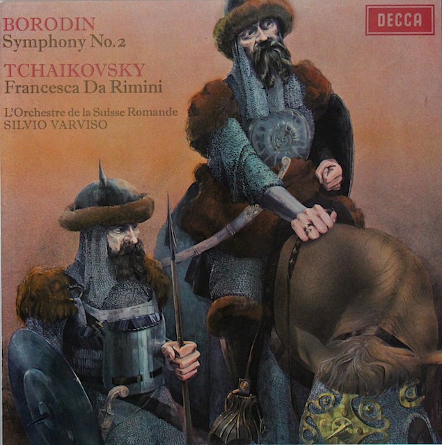 【オリジナル盤】　ヴァルヴィーゾのチャイコフスキー/「フランチェスカ・ダ・リミニ」ほか　英DECCA　3520　LP レコード
