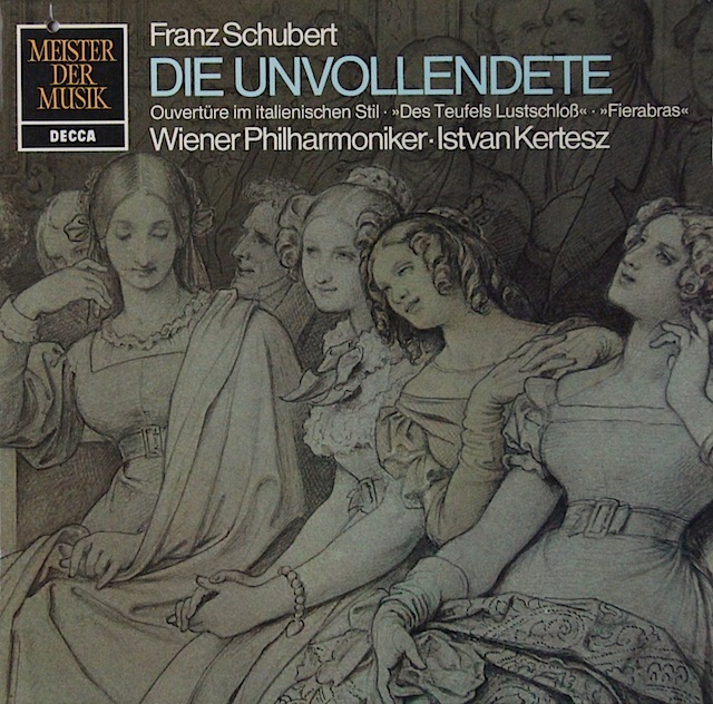 ケルテスのシューベルト/交響曲第8番「未完成」ほか　独DECCA　2820　LP レコード