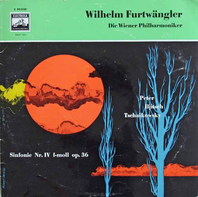 フルトヴェングラーのチャイコフスキー/交響曲第4番　独EMI　2907　LP レコード