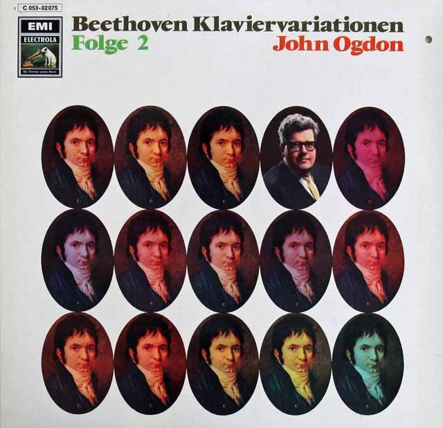 オグドンのベートーヴェン/ピアノ変奏曲集 vol.2　独EMI　3611　LP レコード