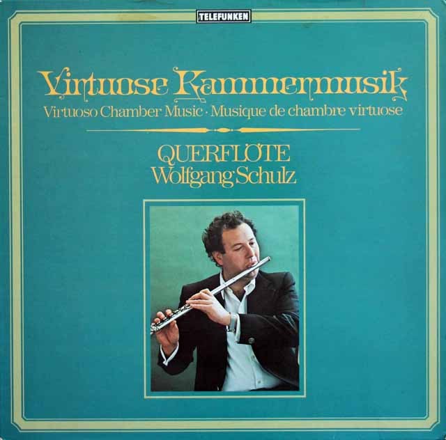シュルツ/フルート室内楽曲集　独TELEFUNKEN　3621　LP レコード