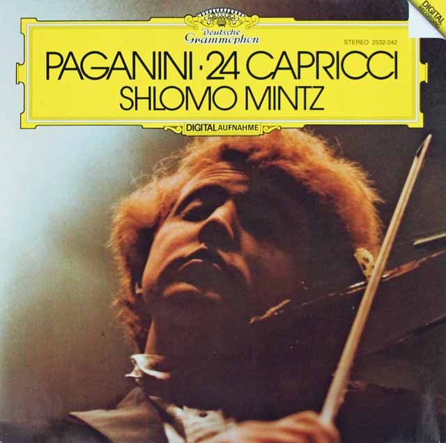 ミンツのパガニーニ/24の奇想曲　独DGG　3620　LP レコード
