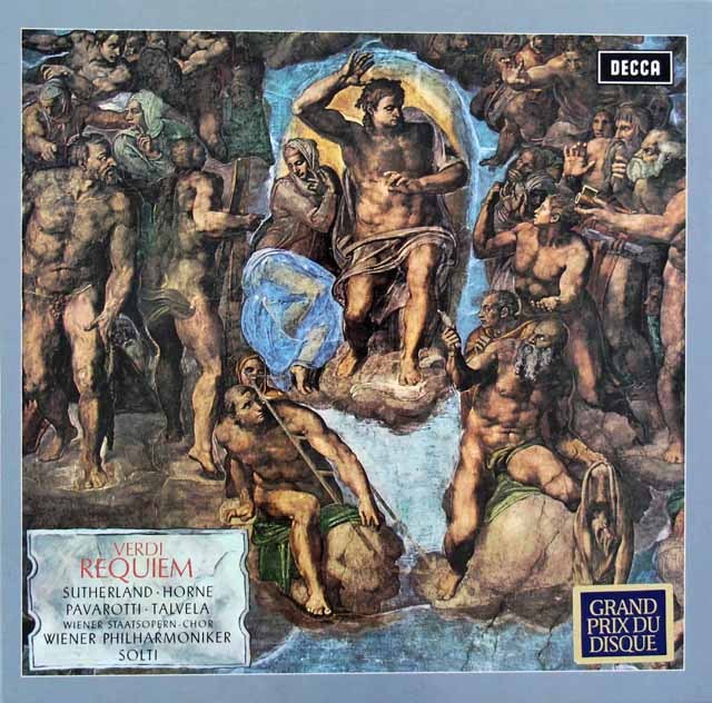 ショルティのヴェルディ/レクイエム　独DECCA　2923　LP レコード