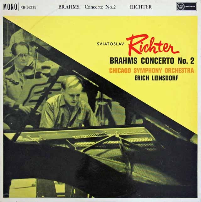 リヒテル、ラインスドルフのブラームス/ピアノ協奏曲第2番　英RCA　2927　LP レコード