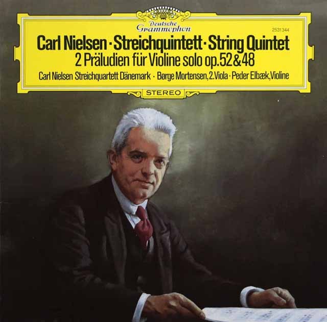 カール・ニールセン弦楽四重奏団らのニールセン/弦楽五重奏曲ほか　独DGG　3631　LP レコード