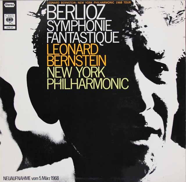バーンスタインのベルリオーズ/幻想交響曲　独CBS　3399　LP レコード