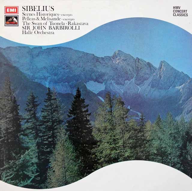 バルビローリのシベリウス/管弦楽曲集　英EMI　3633　LP レコード