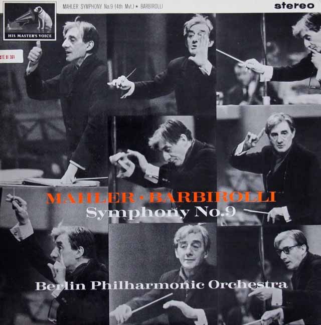 稀少名盤LPマーラー「交響曲第9番」バルビローリ指揮ベルリンpo.米
