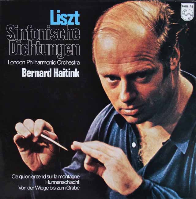 ハイティンクのリスト/交響詩集　蘭PHILIPS　3634　LP レコード