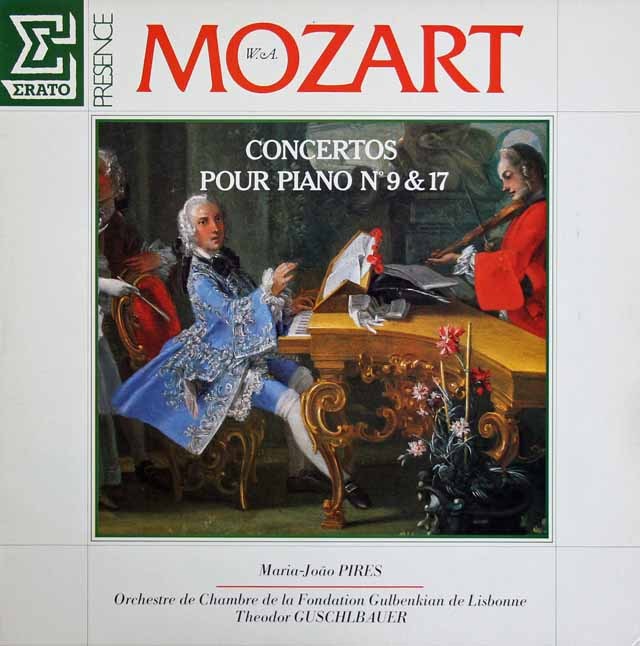 ピレシュ&グシュルバウアーのモーツァルト/ピアノ協奏曲第9&17番  　仏ERATO　2934　LP レコード