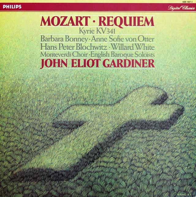 ガーディナーのモーツァルト/「レクイエム」　蘭PHILIPS　3634　LP レコード