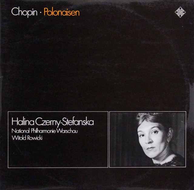チェルニー=ステファンスカのショパン/ポロネーズ集　独TELEFUNKEN　3397　LP レコード