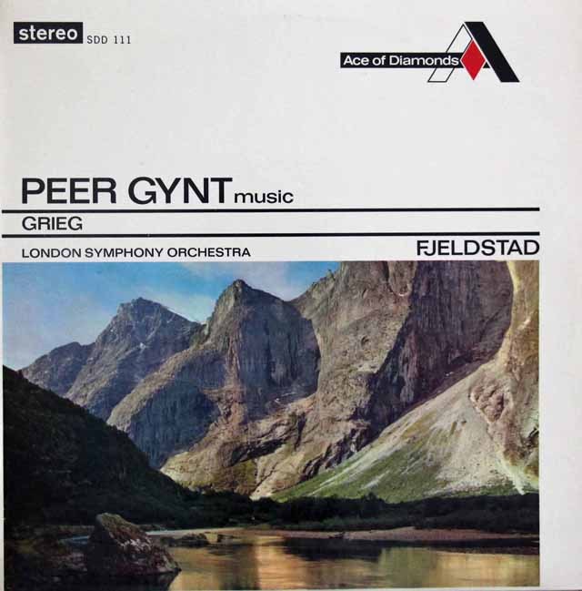 フィエルスタートのグリーグ/「ペール・ギュント」の音楽 　英DECCA　2938　LP レコード