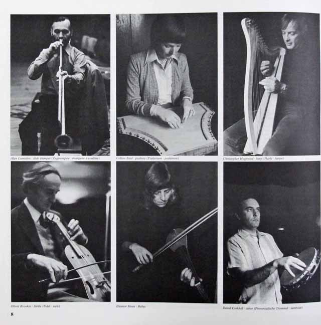 マンロウ、ロンドン古楽コンソートの「ゴシック期の音楽」 独ARCHIV 3637 LP レコード