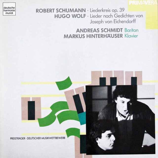 A.シュミットのシューマン/「リーダークライス」ほか　独HM　3637　LP レコード