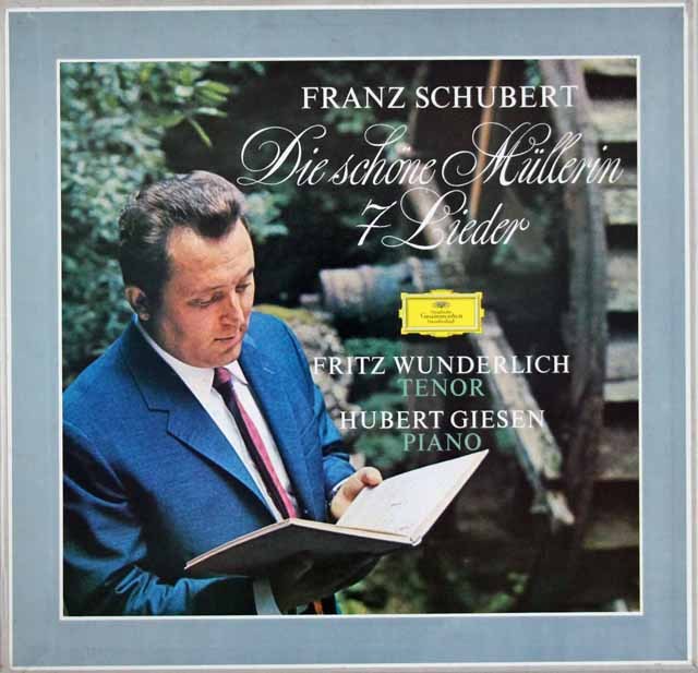 ヴンダーリヒのシューベルト/「水車小屋の娘」ほか　独DGG　3637　LP レコード