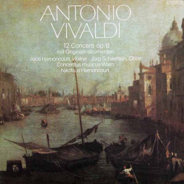 アーノンクールのヴィヴァルディ/「和声と創意の試み」（「四季」ほか）　独ETERNA　3395　LP レコード