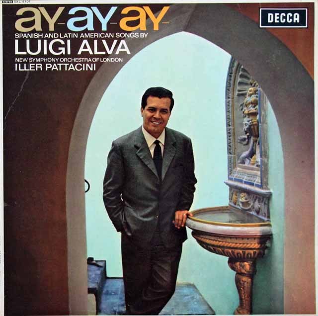 アルヴァの「アイ・アイ・アイ」～スペインと南米の歌曲集　英DECCA　3639　LP レコード