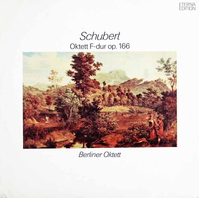 ベルリン・フィル・オクテットのシューベルト/八重奏曲  　 独ETERNA　2949　LP レコード