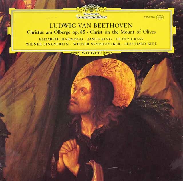 クレーのベートーヴェン/オラトリオ「オリーヴ山上のキリスト」　独DGG　3639　LP レコード