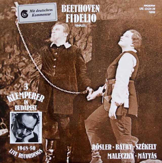 レコード 2LP Klemperer in Budapest Beethoven
