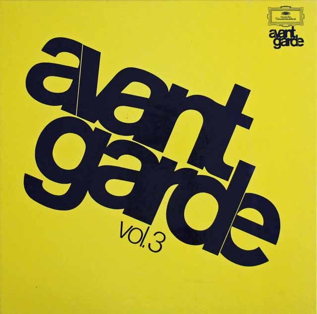 アヴァンギャルド・シリーズ vol.3　独DGG　2999　LP レコード