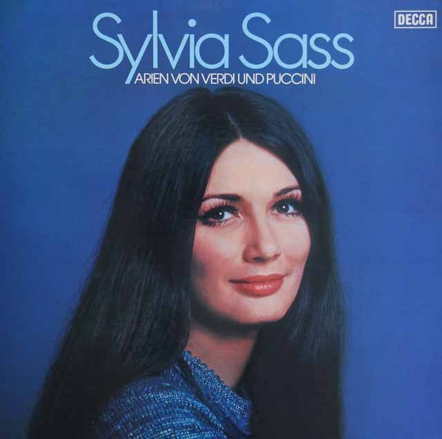 シャシュのプッチーニ&ヴェルディ/アリア集　独DECCA　3640　LP レコード